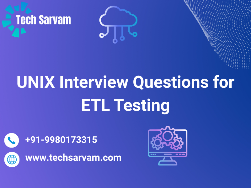 UNIX Interview Questions for ETL Testing